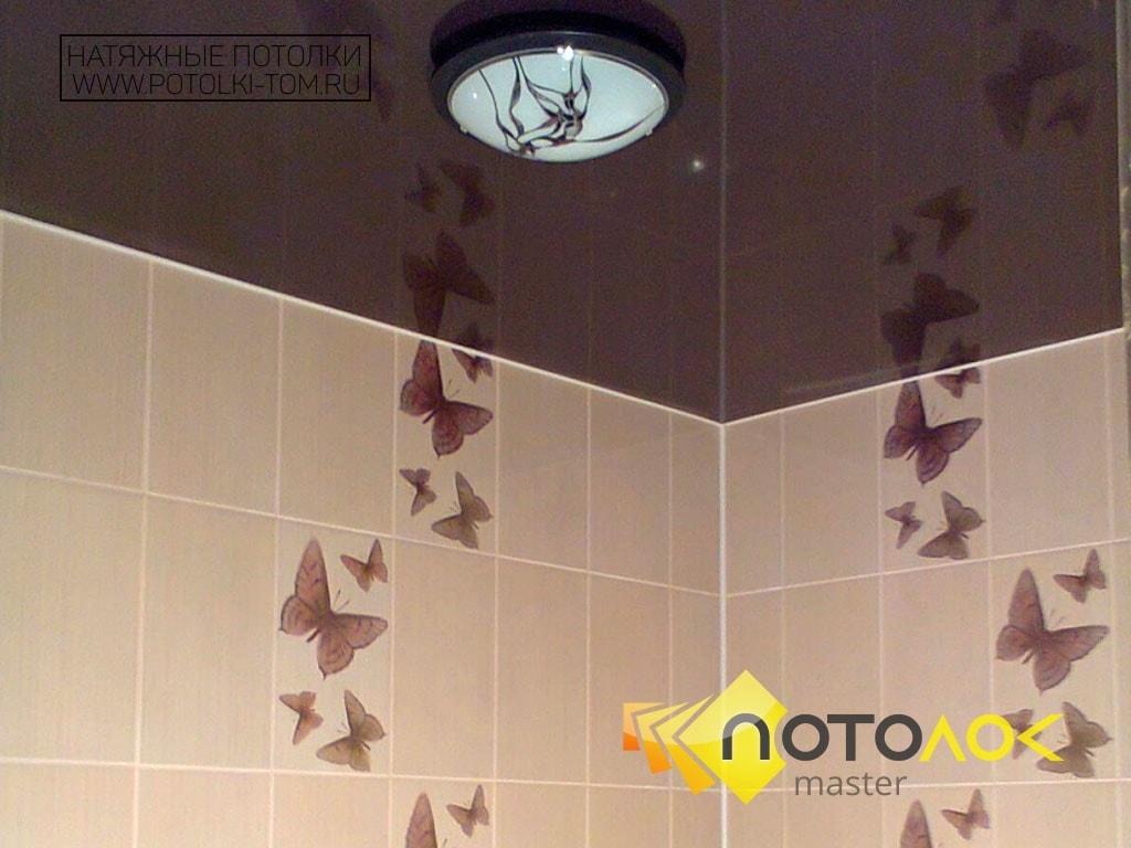 Потолок в ванной комнате фото